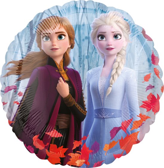 Amscan - Disney Frozen - Elsa - Anna - Folie ballon - Helium ballon - 43 Cm - Leeg - 1 Stuks.