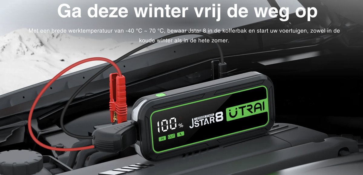 Utrai Jstar 8 3000A starthulp kopen bij Utrai Benelux