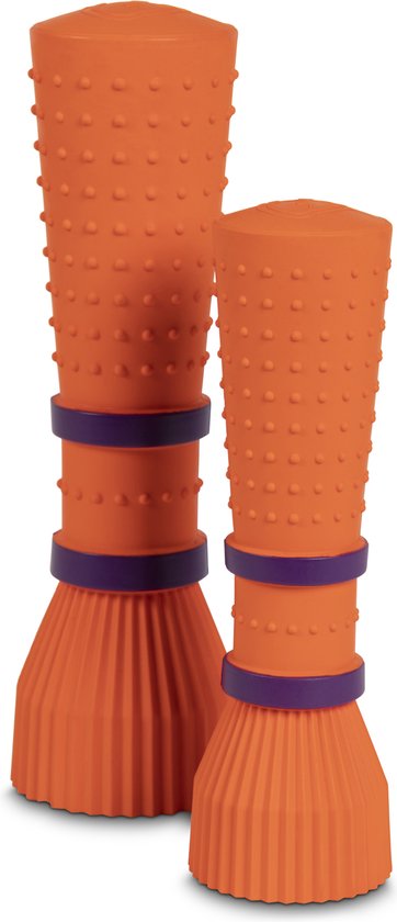 Furmey Zoomies - Honden speelgoed - Hondenspeeltjes - Kauwbotten hond - S Oranje - 17 cm