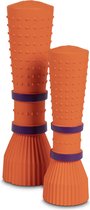 Furmey Zoomies - Jouet interactif à mâcher et rapporter speelgoed - S Oranje - 17 cm