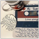NB! Creative Boutique: Gift/Geskenk/valentine/love songs/Mix Tape/valentijn- Mug, Mousepad & Coaster Set