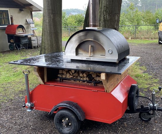 BEEK - Grande - pizzaoven - houtgestookt - Zwart - tot 4 pizza's tegelijk van BEEK — afbeelding 3