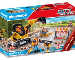 foto van PLAYMOBIL City Action Wegenbouw - 71045