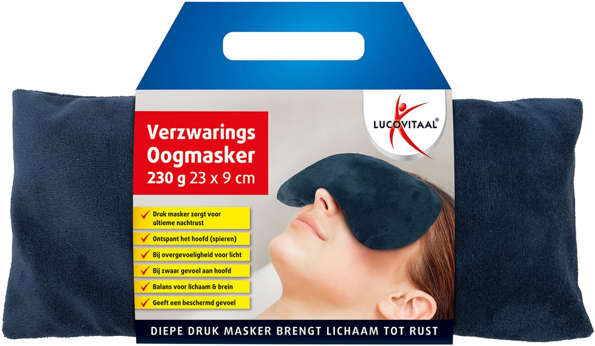 Lucovitaal - Verzwaring - oogkussen - gezicht - oog - kussen