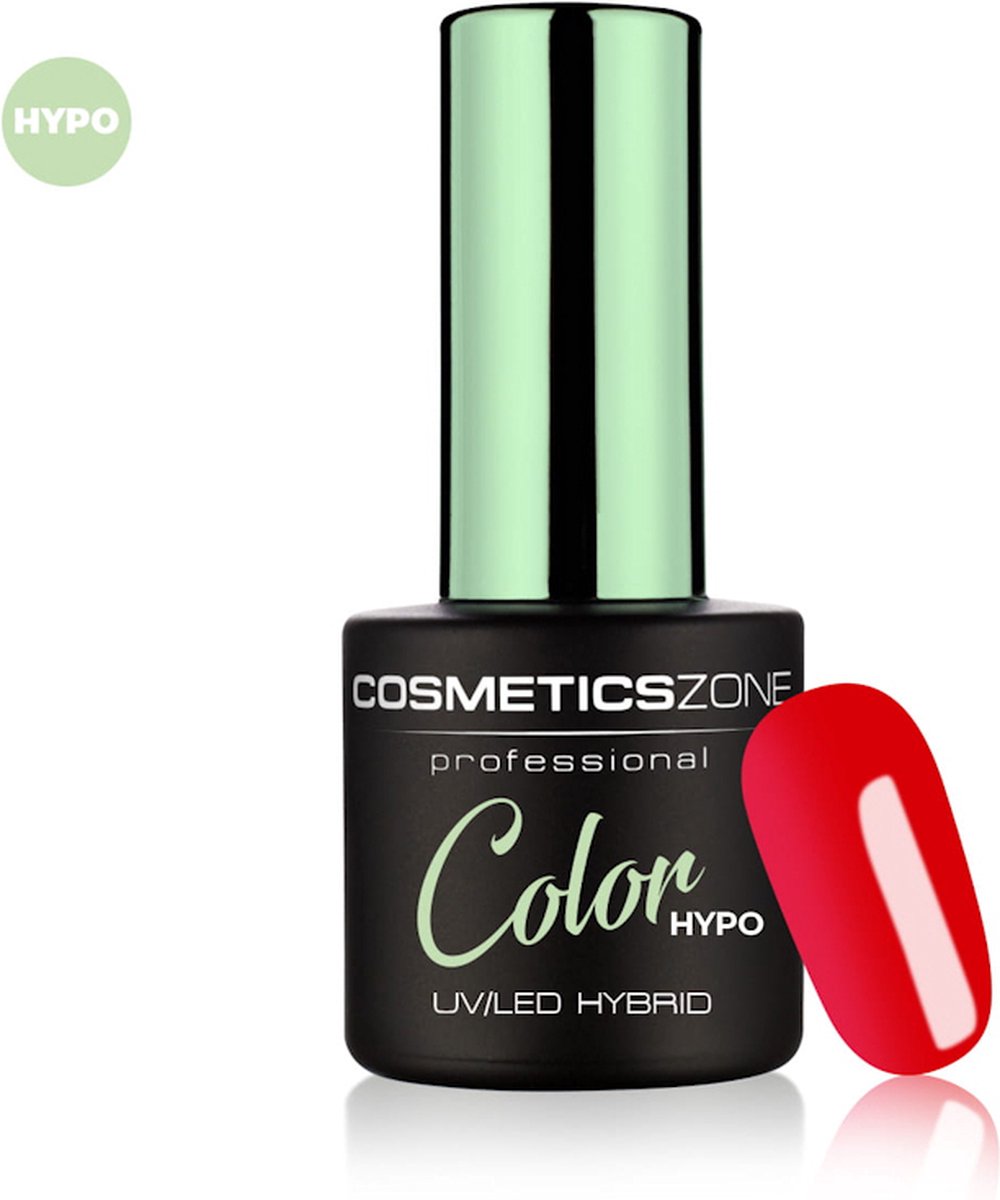 Vernis à ongles en gel hybride UV / LED Cosmetics Zone 7 ml. Rouge corail  161 | bol.com