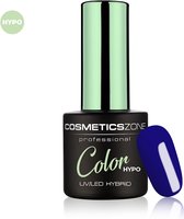 Cosmetics Zone Hypoallergene UV/LED Hybrid Gellak 7ml. Navy Blue 187 - blauw - Glanzend - Gel nagellak