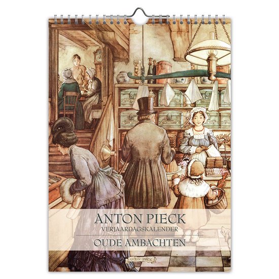 Anton Pieck 'Oude Ambachten' Verjaardagskalender
