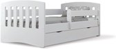 Kocot Kids - Bed classic 1 wit zonder lade zonder matras 160/80 - Kinderbed - Wit