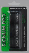 Signum Pro Performance Tennis / Padel Overgrip Zwart 3-pack