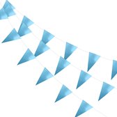 Blauwe Slingers Verjaardag Versiering Metallic Blauw Vlaggenlijn Feest Decoratie Vlaggetjes – 10 Meter