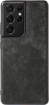 Samsung Alcantara Back Cover - Space Grey Samsung Galaxy S21 Ultra
