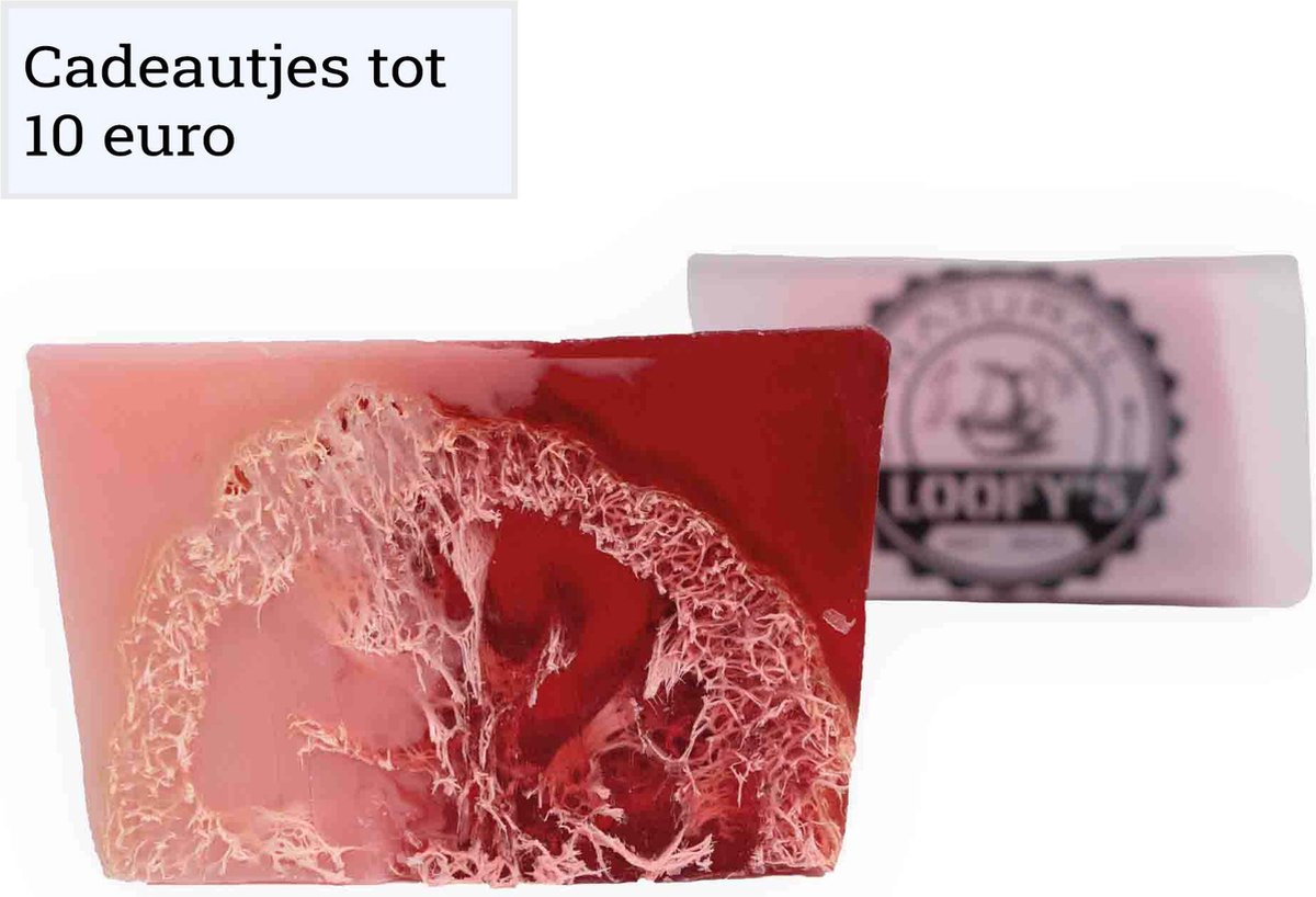 LOOFY'S - Lichaamsscrub + Body Bar [ Red Desire ] | Natuurlijke Scrub | Plasticvrij & Vegan - Loofys