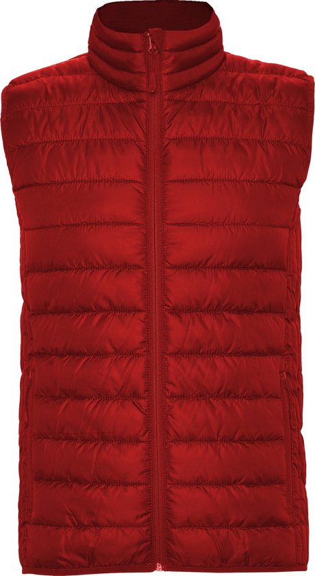 Rode gewatteerde bodywarmer met polyester dons model Oslo merk Roly maat XL