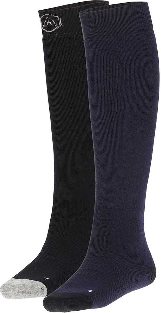Apollo Skisokken Unisex Multi 2-Pak – Skisokken heren Blauw