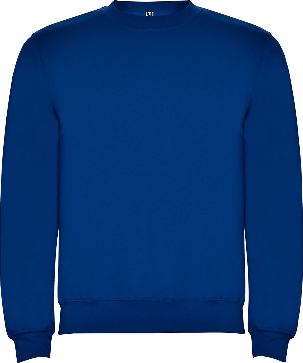 Kobalt Blauwe unisex OEKO TEX sweater Classica merk Roly maat M