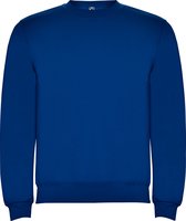 Kobalt Blauwe unisex sweater Clasica merk Roly maat S