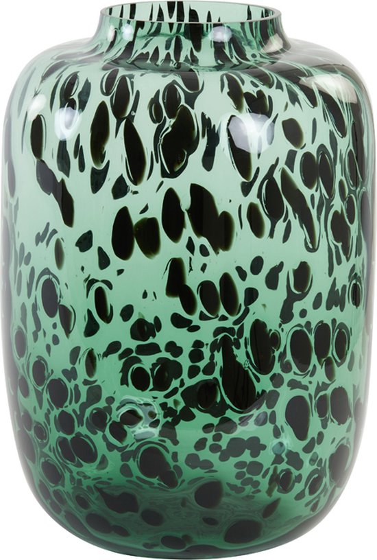 Light&Living Vase Ø24x34 cm KOBALA verre vert-noir