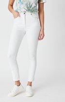 Damart - 5-pocketjeans met effect platte buik, Perfect Fit by Damart 7/8-jeans, slim fit - Dames - Wit - 44