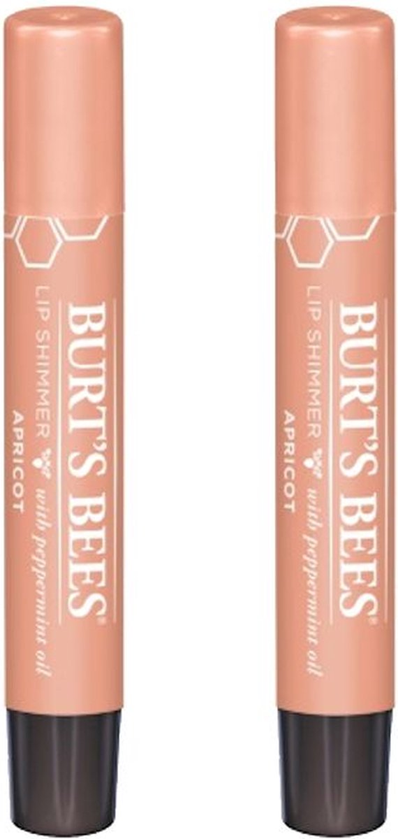 BURT'S BEES - Lip Shimmer Apricot - 2 Pak