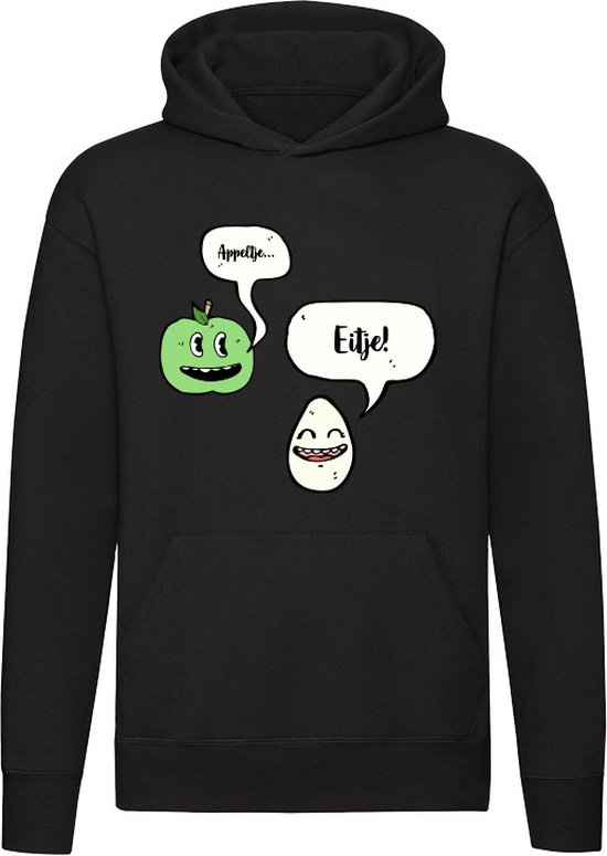 Appeltje eitje | makkelijk | easy | simpel | eenvoudig | geen probleem | eten | appel | ei | Unisex | Trui | Hoodie | Sweater | Capuchon