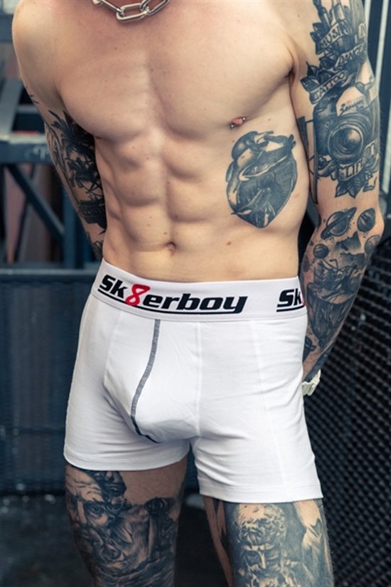 Sk8erboy boxershort - wit - small