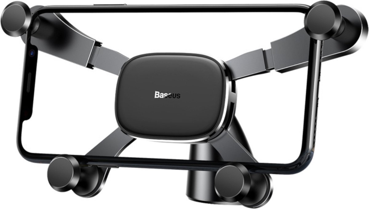 Baseus Gravity Horizontale Dashboard Auto Houder Zwart