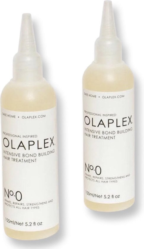 OLAPLEX No.0 Intensive Bond Building Treatment - Haarcrème - 2x155ml