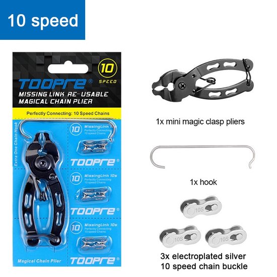 Drive Link Tang Missing Link Tang met 3 losse schakels voor ketting 10 versnellingen op ...