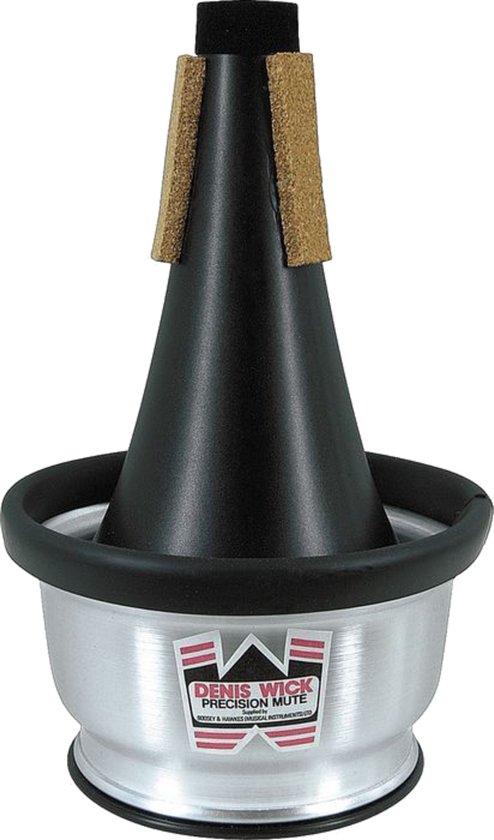Sourdine Denis Wick Pour Trompette - Bol Réglable, Noir/argenté