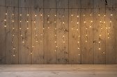 Rideau - Icicle wire lighting Zwart - 360 lumières LED - Rideau lumineux de Éclairage de Noël pour intérieur et extérieur - Classic Warm - 70x720 cm - Minuterie