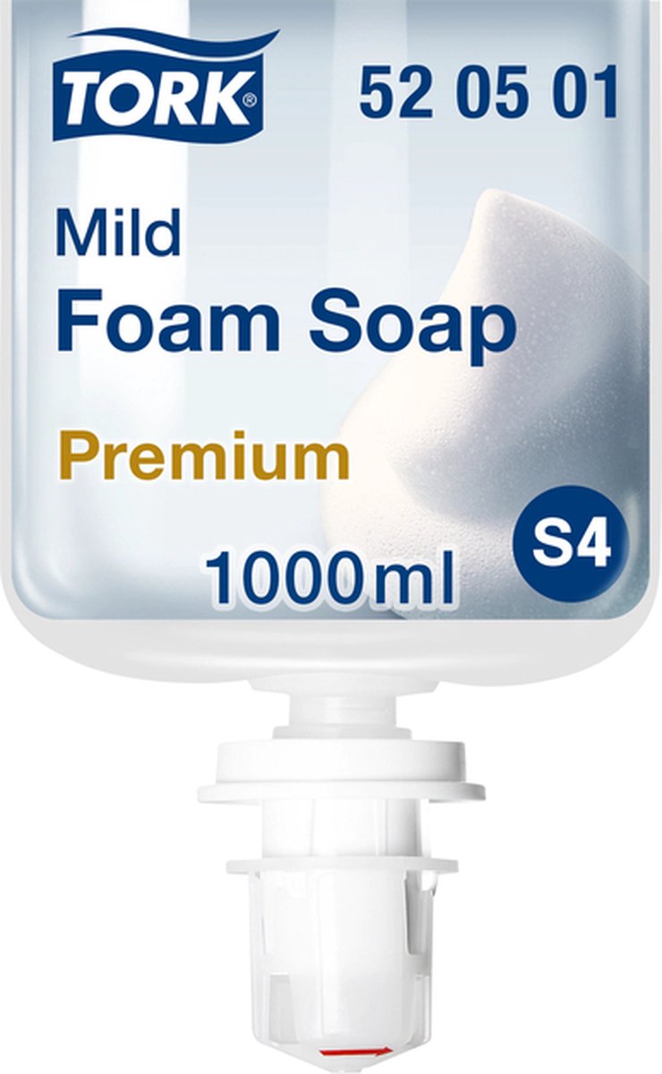 Tork handzeep foam soap (S4) 1000 ml 6 flessen