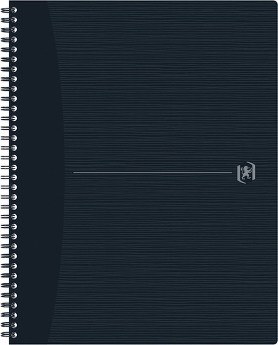 Oxford Origins - duurzaam notitieboek - A4+ - gelijnd - 70 vel - zwart