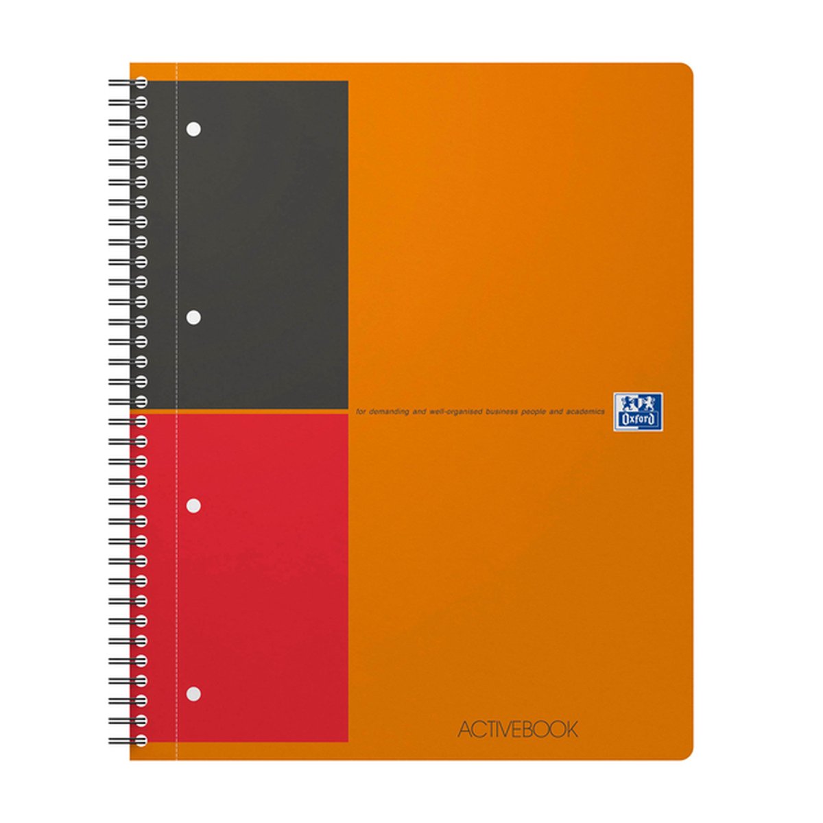Spiraalblok Oxford International Activebook A4+ lijn - 5 stuks