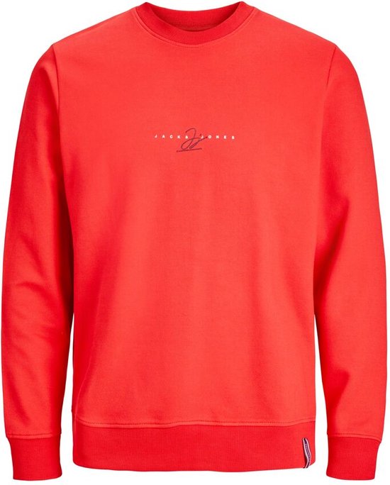 Jack & Jones Joshua Emb Sweat Ras du Cou Rococco Rouge ROUGE S