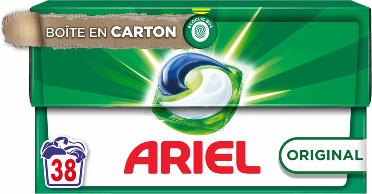 Goedkoopste Ariel - Wasmiddel - Pods - Original - 38wb/847,4g