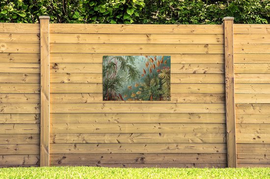 Posters de jardin extérieur Maîtres anciens - Art - Muscinae - Haeckel - 90x60 cm - Toile de jardin - Affiche extérieure