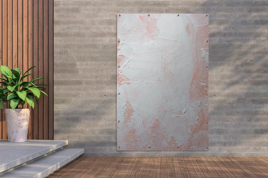 Décoration murale Peinture - Abstrait - Design - 120x180 cm - Poster jardin - Toile jardin - Poster extérieur