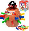Afbeelding van het spelletje Mad Pirate barrel arcadespel Stab de piraat 9 x 9 x 12,5 cm