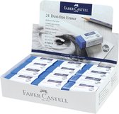 Gum Faber-Castell sans poussière bleue | 24 pièces