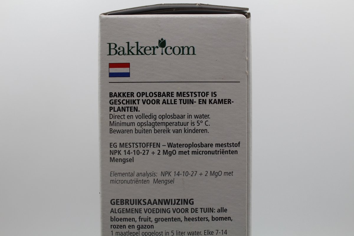 Bakker Plantenvoeding - Oplosbare universele meststof voor alle planten -  1000gr | bol