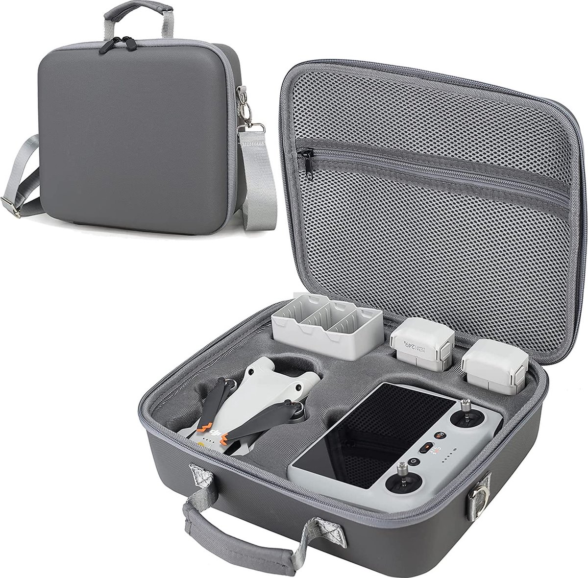 Mini 3 Pro draagtas, opbergtas voor DJI Mini 3 Pro drones, draagbare draagtas voor DJI Mini 3 Pro en accessoires, compatibel met DJI RC/DJI RC-N1 afstandsbediening
