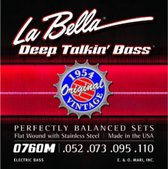 La Bella bas snaren,4er,52-110,760M James Jamerson,Flatwound - Snarenset voor 4-string basgitaar