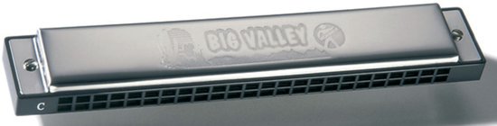 Hohner Big Valley C - 48 tonen - Tremolo mondharmonica