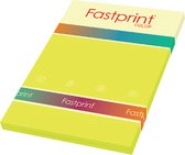 Kopieerpapier fastprint-100 a4 120gr zwavelgeel | Pak a 100 vel