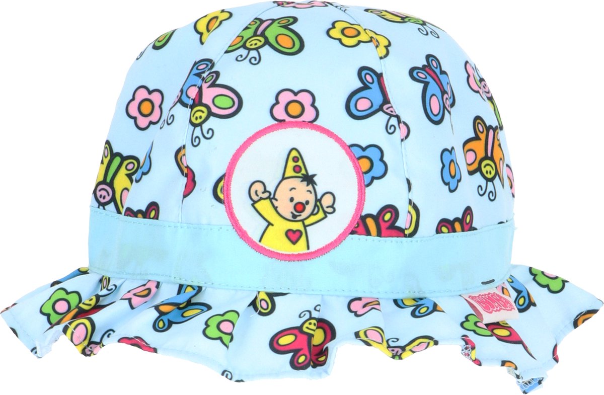 Bumba Zomerhoedje Girls Butterfly Blauw Maat 52