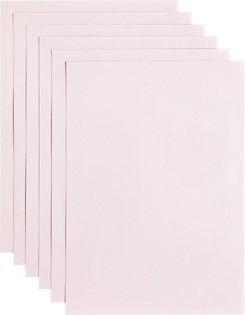 Kopieerpapier papicolor a4 200gr 6 vel lichtroze