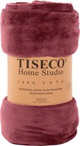 Tiseco Home Studio - Plaid COSY - microflannel - 220 g/m² - 180x220 cm - Granaatappel
