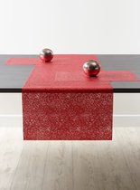 Tafelloper SPAGHETTI, SET/2, 45x150 cm, rood