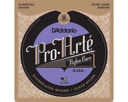 D'addario EJ44 | Klassieke gitaar snaren | Pro arte | Extra Hard | Silver plated