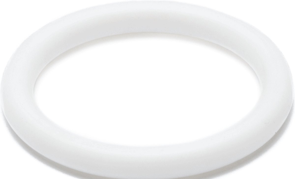 Allesvoordeliger O ring wit 33,5 mm - kunststof - 3 stuks - allesvoordeliger